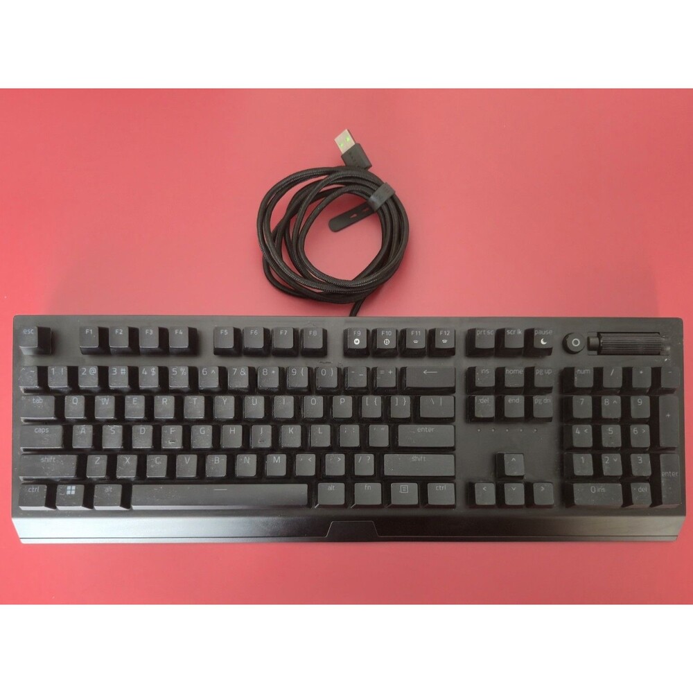 Razer BlackWidowV3 Wired Mech Gaming Keyboard - Classic Black Tested And Working